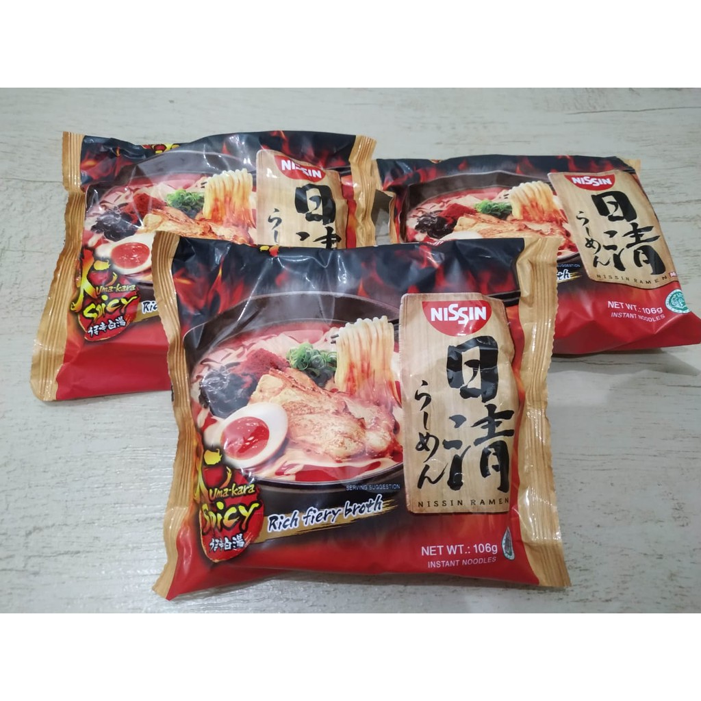 Jual Nissin Ramen Exclusice Japan Hokkaido Miso Kyushu Black Umakara