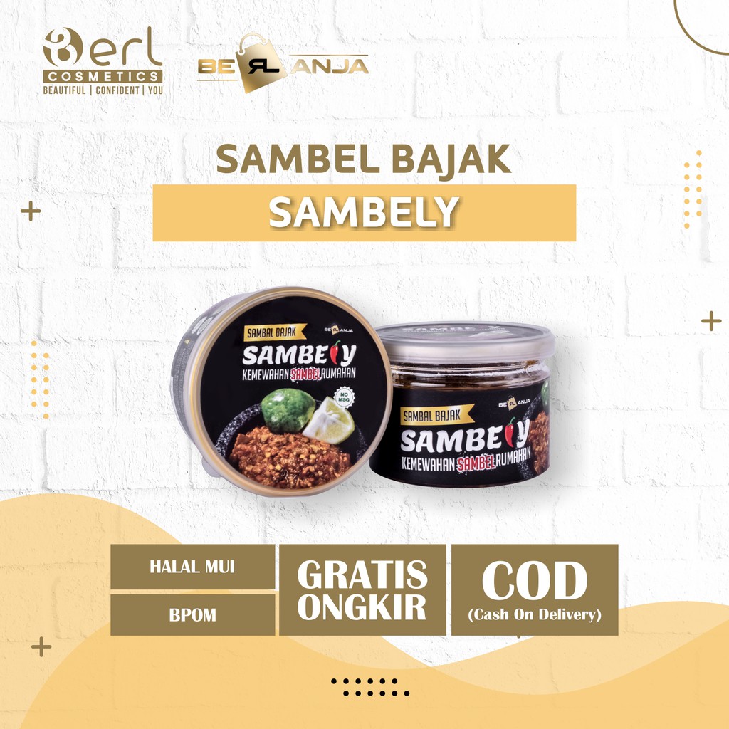 

Sambal Bajak Sambely Tanpa MSG Pedas Nikmat