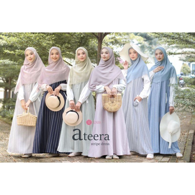 READY STOCK ATEERA STRIPE DRESS By zizara