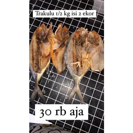 Trakulu atau tongkol kuning berat 500 gram