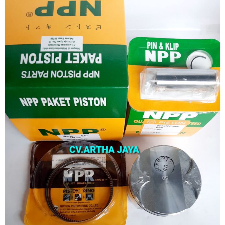 PISTON KIT NPP HONDA CBR / CBR150 / CBR 150 ( STD / 050 / 100 / 150 / 200 / 250 / 300 ) ( 63,5 / 64 / 64,5 / 65 / 65,5 / 66 / 66,5 ) (11-KPP-NPP)-3