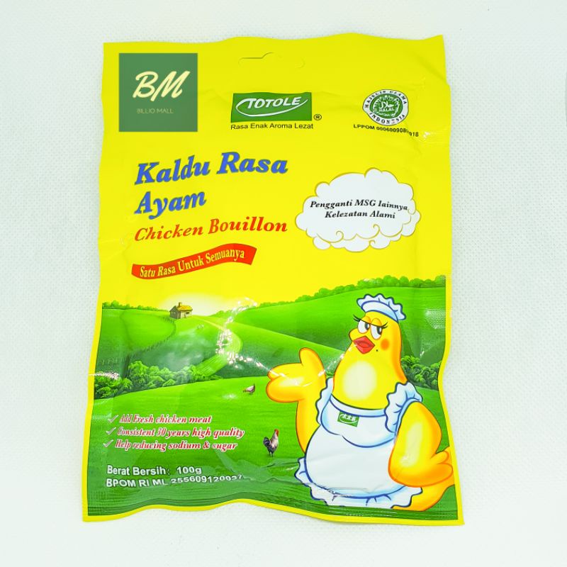 

Totole Kaldu Ayam 100 Gr MPASI / Totole Kaldu Penyedap Rasa Ayam 100 gram / Totole Ayam 100 gr Non MSG Penyedap Rasa Tanpa MSG HALAL