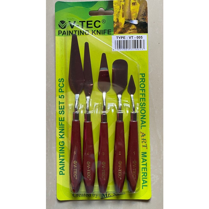 

Painting Knife V-Tec Set VT 005 Pisau Palet Paint Knife V-Tec Set