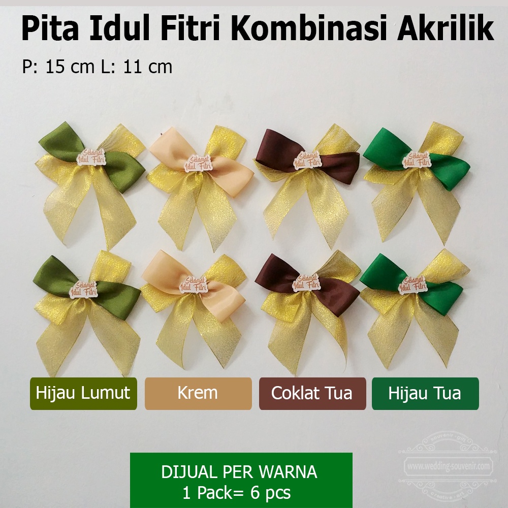 

Pita Idul Fitri Kombinasi Akrilik