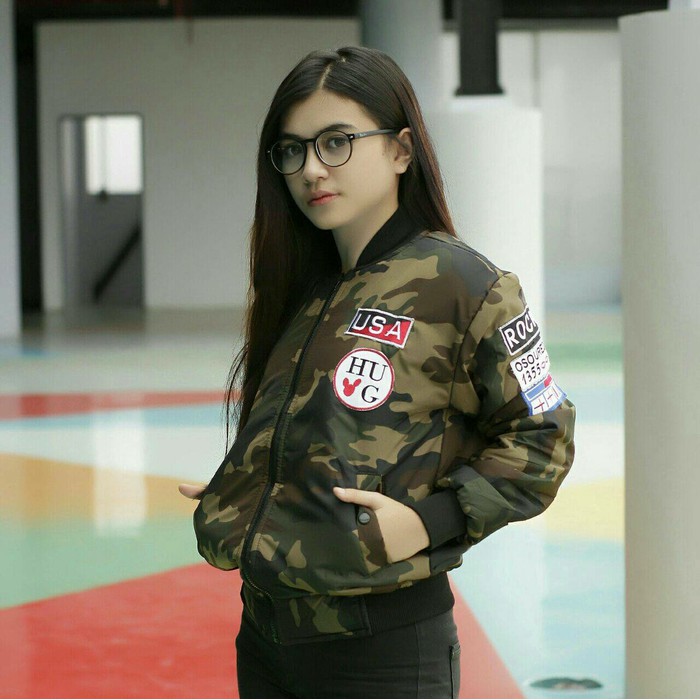 Jaket Usa Bomber Wanita Sweater Original Termurah