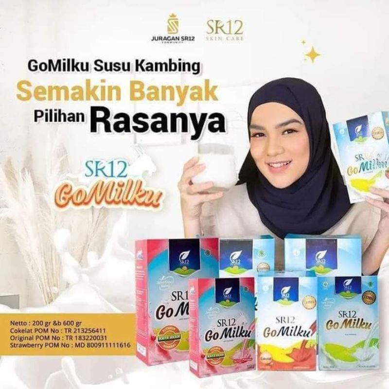SUSU KAMBING ETAWA GOMILKU SR12/GOMILKU SR12