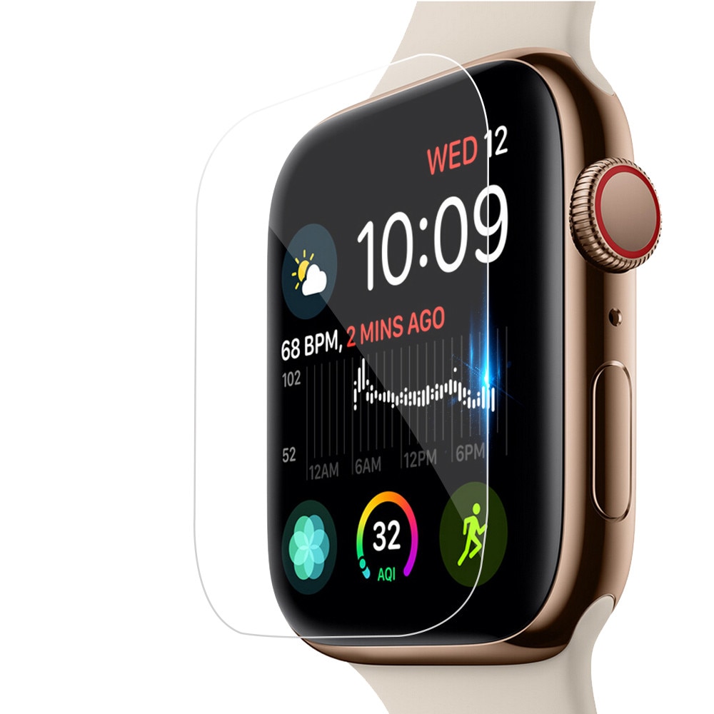 Film Pelindung Layar Tpu Hydrogel 3d Full Cover Tahan Lama Untuk Apple Watch Seri 4 3 2 1