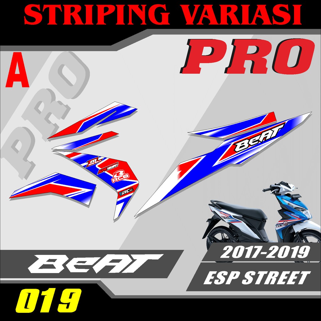 striping beat esp street/striping variasi beat street/stiker beat/sticker beat street/beat street019