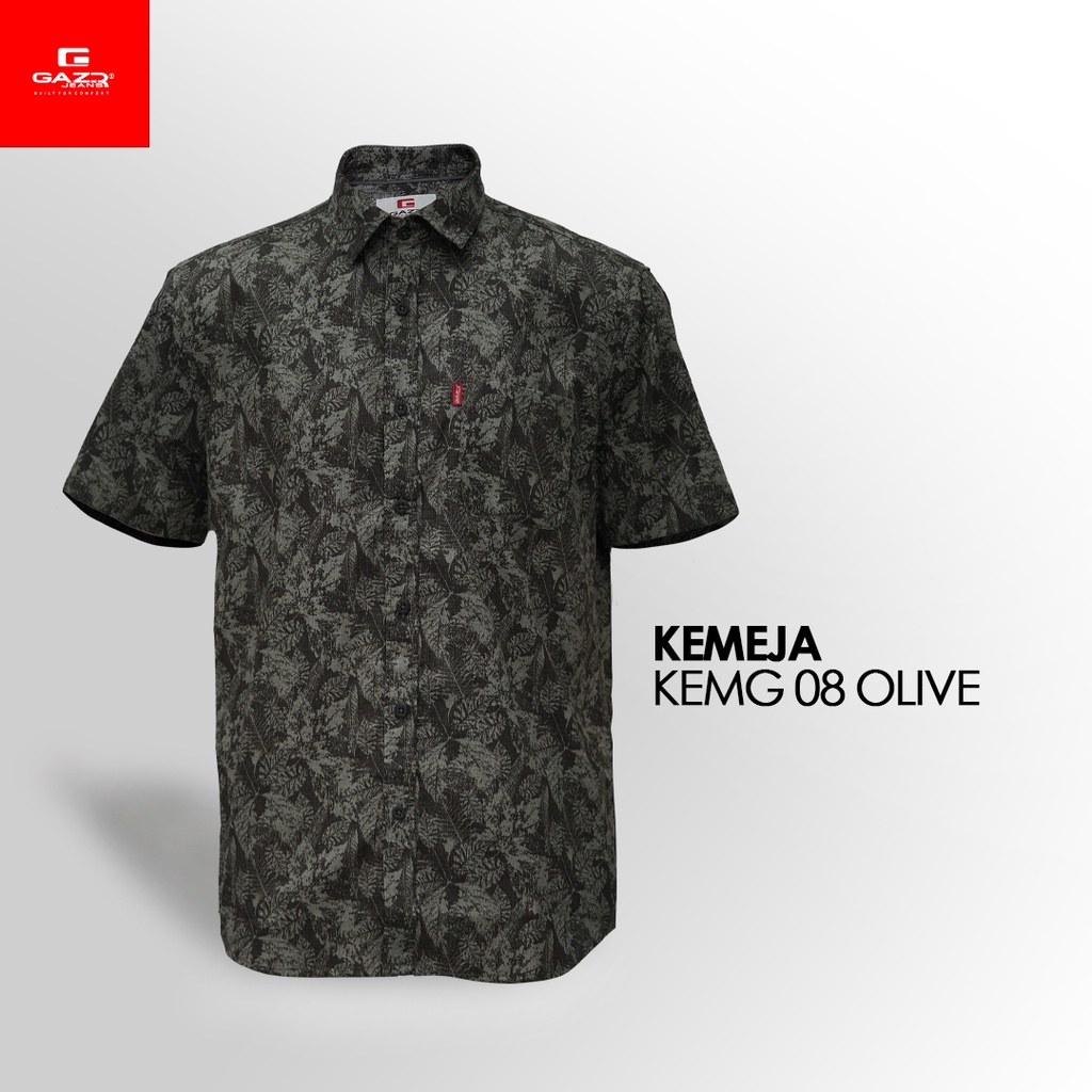 Kemeja Pria Lengan Pendek ORIGINAL GAZR (KEMG 08)