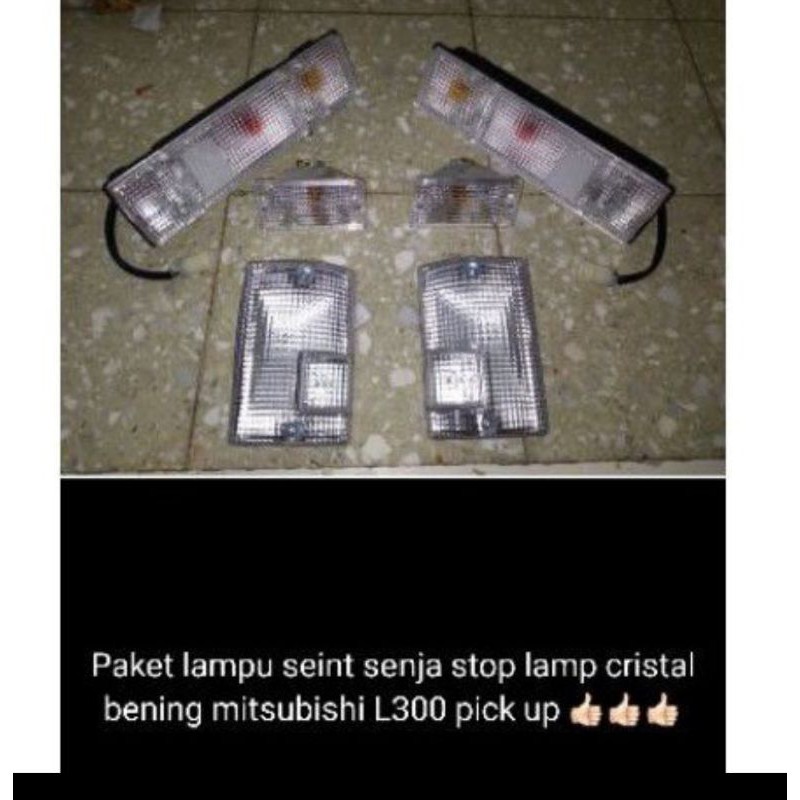 1set lampu stop lampu send lampu bumper l300 pikup