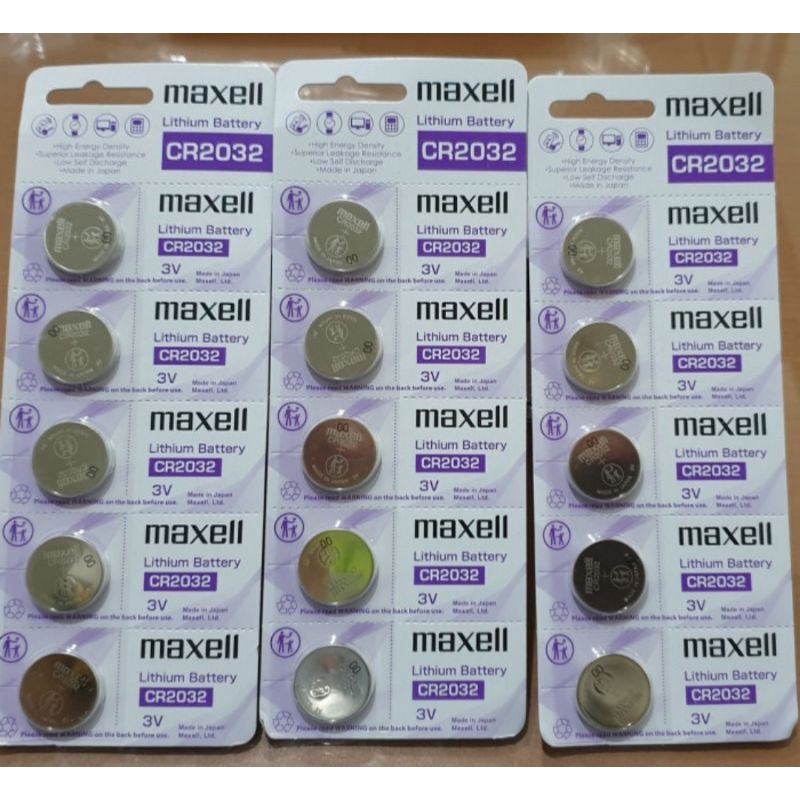 Baterai CR 2032 MAXELL ISI 5 BATRE Original CR2032 1 Pack