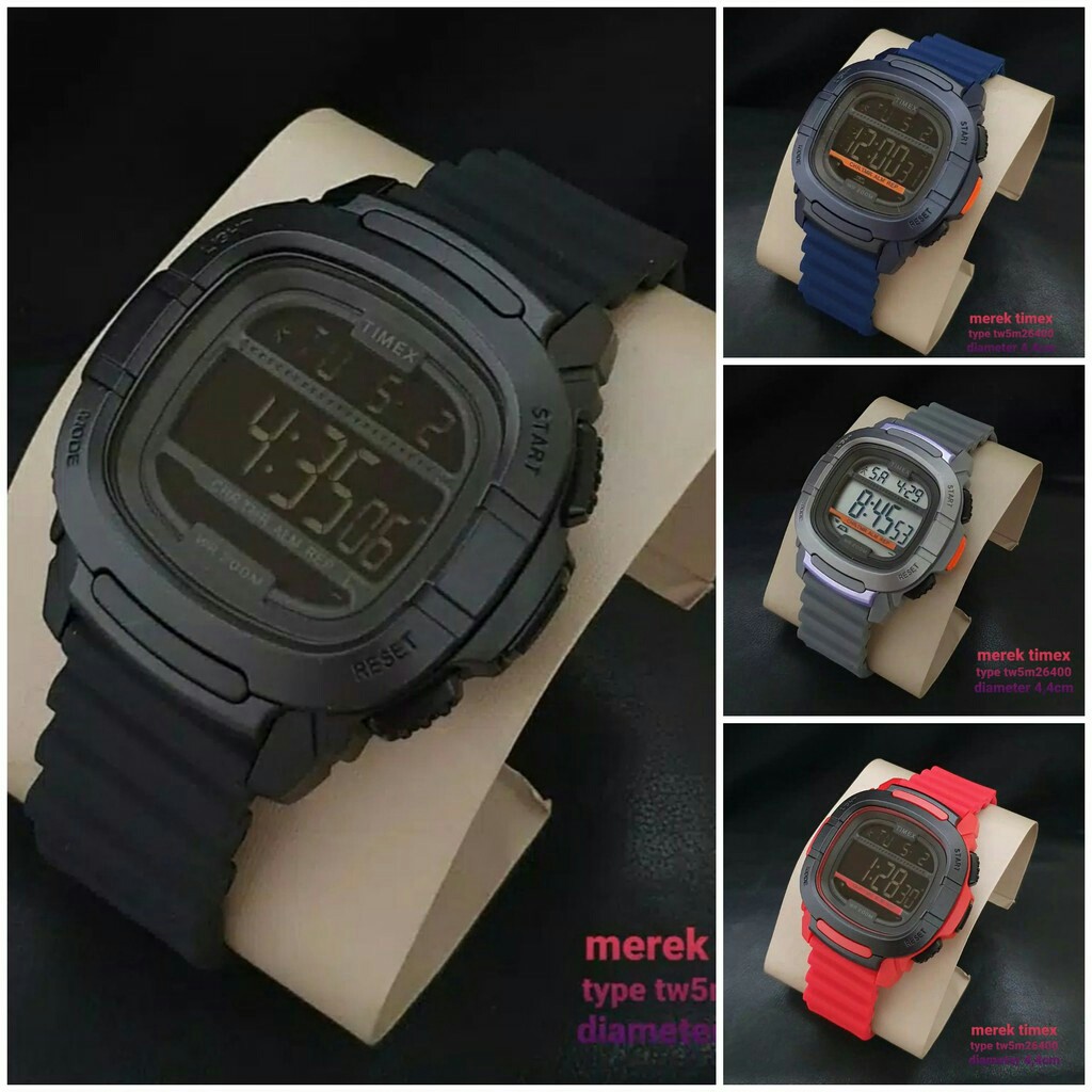 (COD) HS18 | JAM TANGAN PRIA | JAM TANGAN COWOK | JAM TANGAN PRIA TIMEX DIGITAL RUBBER