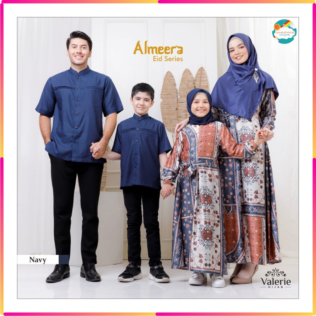 [PO] Sarimbit VALERIE HIJAB "Almeera" Navy