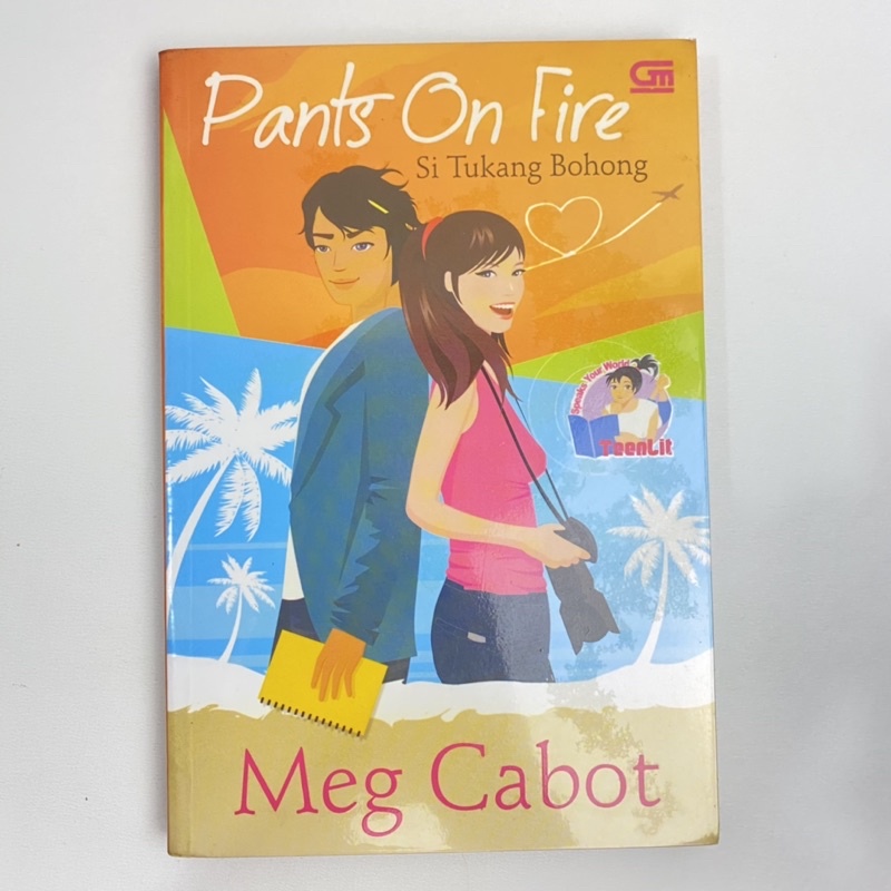 Buku Novel Teenlit Bekas - Pants on Fire - Si Tukang Bohong - Meg Cabot - terjemahan