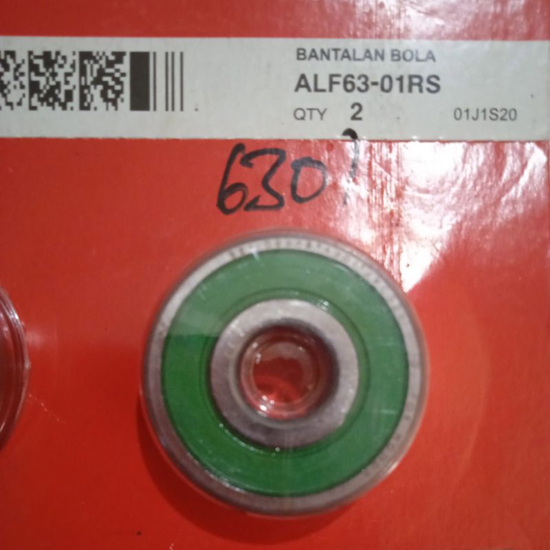 Laher roda Motor Merk AHM / Honda 6301RS, bearing ahm 6301 RS ori asli