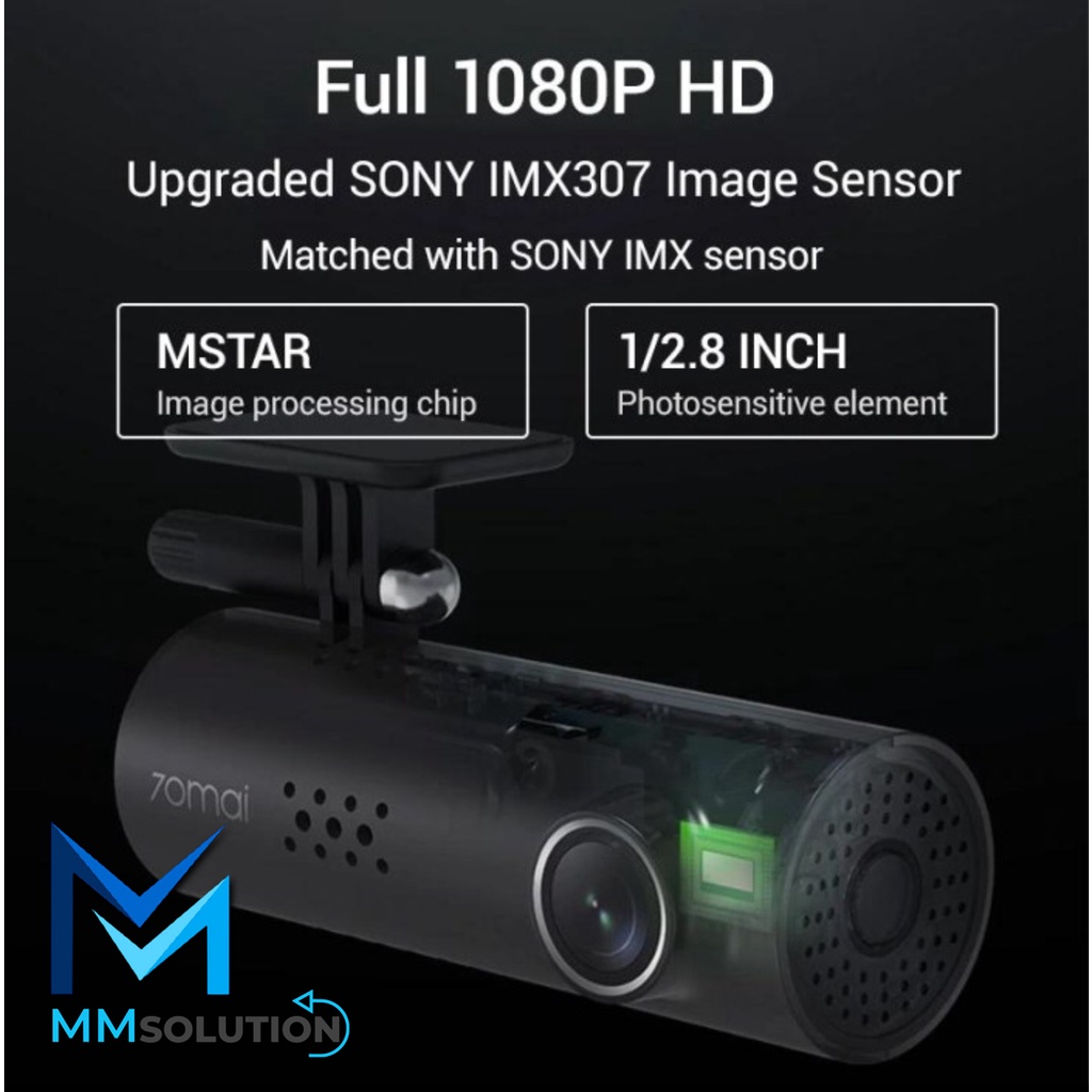 70mai Smart Dash Cam 1S 1080P Recorder Auto Car Camera
