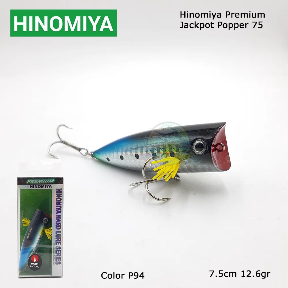 Umpan Pancing Lure Hinomiya Jackpot Popper 75