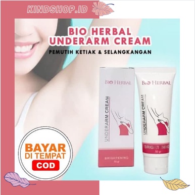 KINDSTORE❤ | BIO HERBAL UNDERARM CREAM BRIGHTENING 50GR - UNDERARM CREAM BPOM ORIGINAL