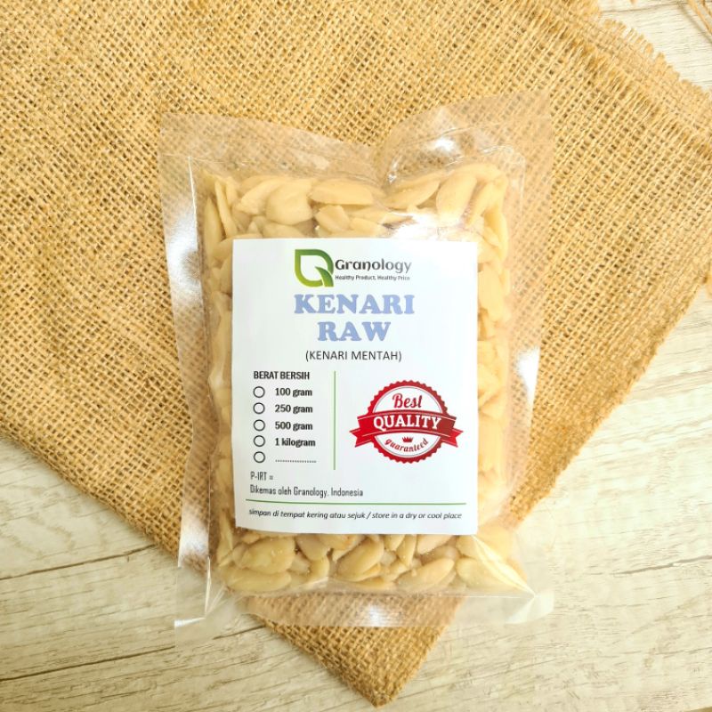 Kacang Kenari Mentah / Raw Pili Nut - 250 gram