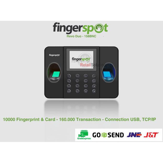 Buruan Serbu] Fingerprint Fingerspot Revo Duo-158Bnc