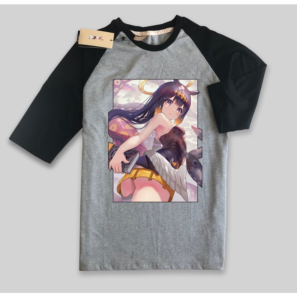 kaos raglan vTuber Hololive Ninomae Ina nis