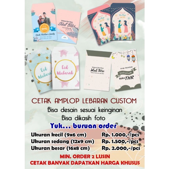 

amplop lebaran custom