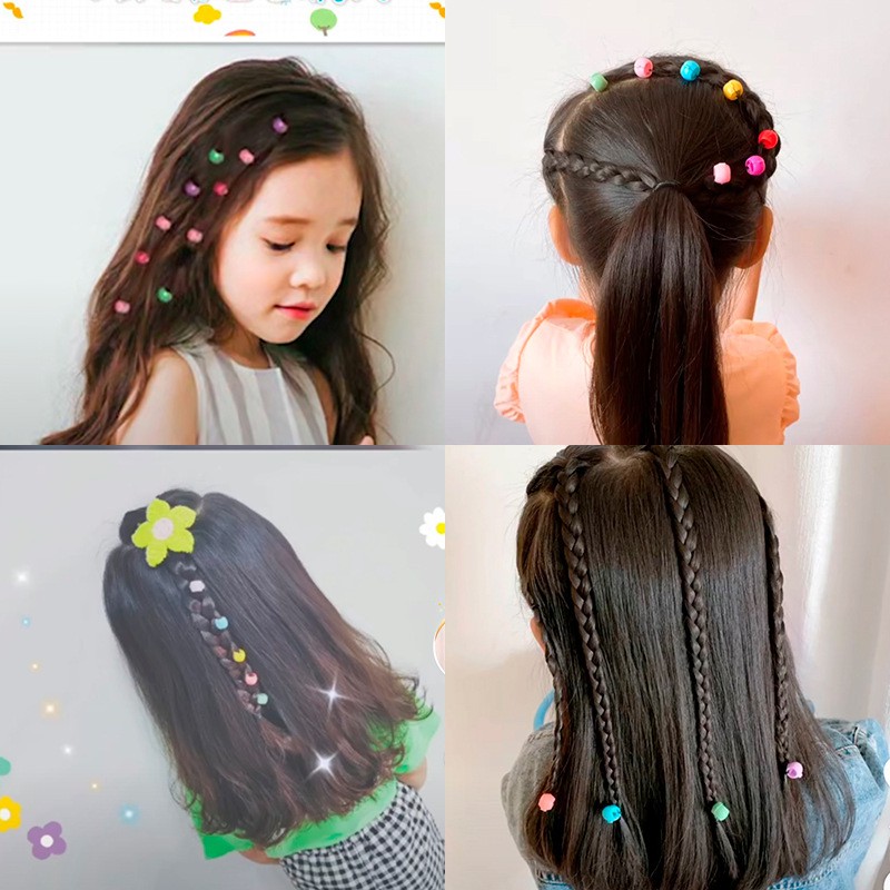 45pcs jepit rambut anak free kotak hati cute