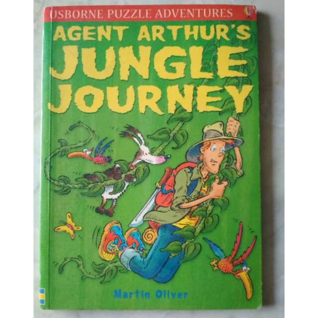 Usborne Puzzle Adventures Agent Arthur's Jungle Journey (Buku Import Anak)