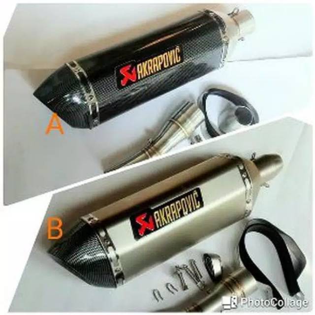 Jual Limited Knalpot Import Akrapovic Hzt Long Size Slip On Yamaha Xmax Promo