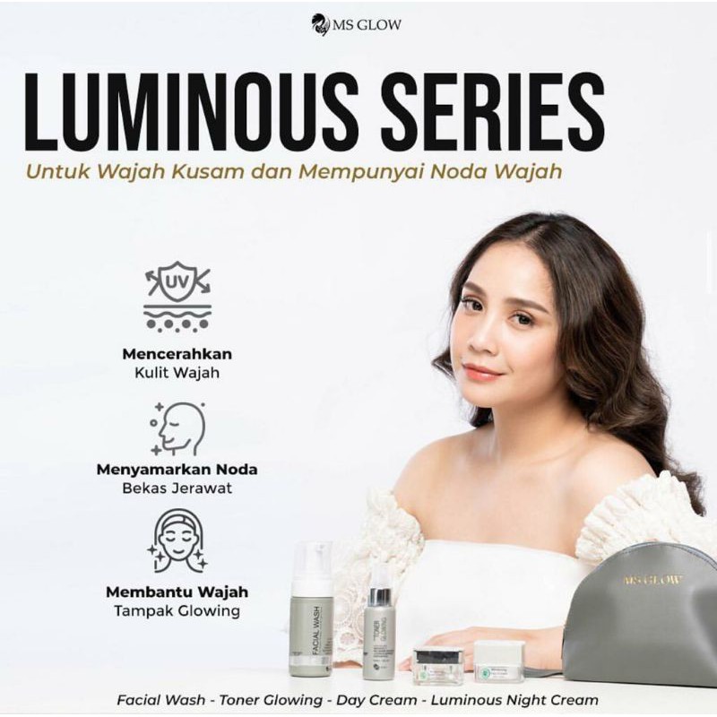 MS GLOW / ms glow luminous series / ms glow medan / paket ms glow / jual ms glow di medan / ms glow