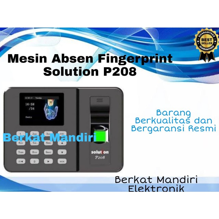 

Exclusive Fingerprint Mesin Absensi Solution P208