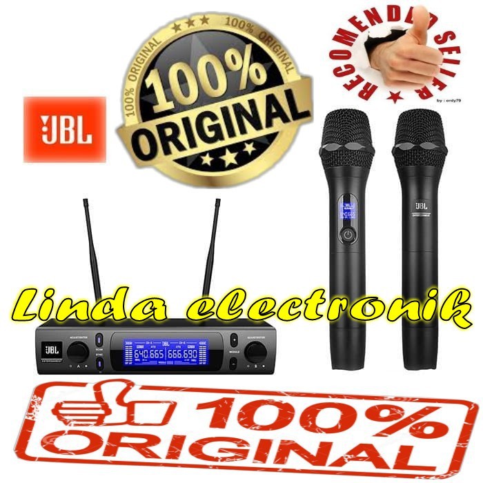 Mic Wireless JBL VM300 Original Handheld JBL VM 300