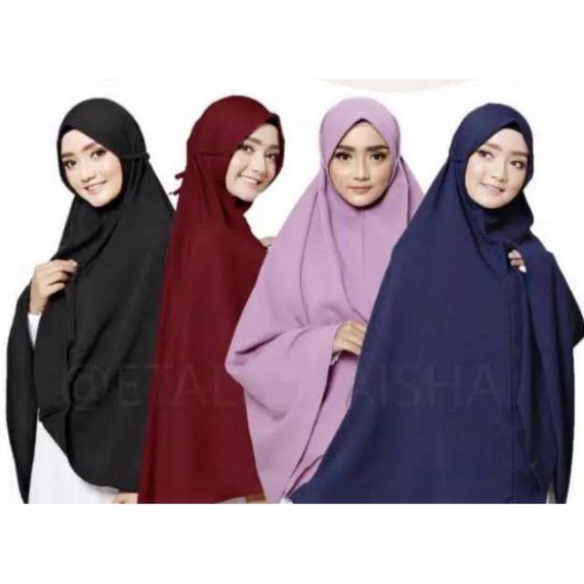 Termurah! Hijab instan BERGO MARYAM JUMBO SIZE XL bahan diamond italiano by izza