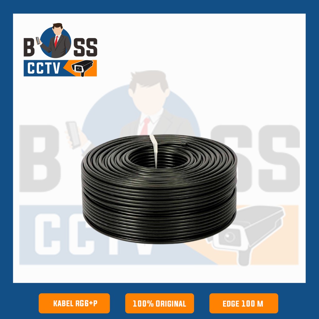KABEL CCTV EDGE RG6+POWER 100 METER / KABEL RG6+POWER