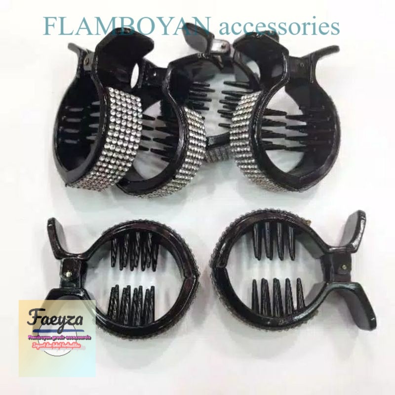 jepit rambut ikan mata korea isi 6 pcs