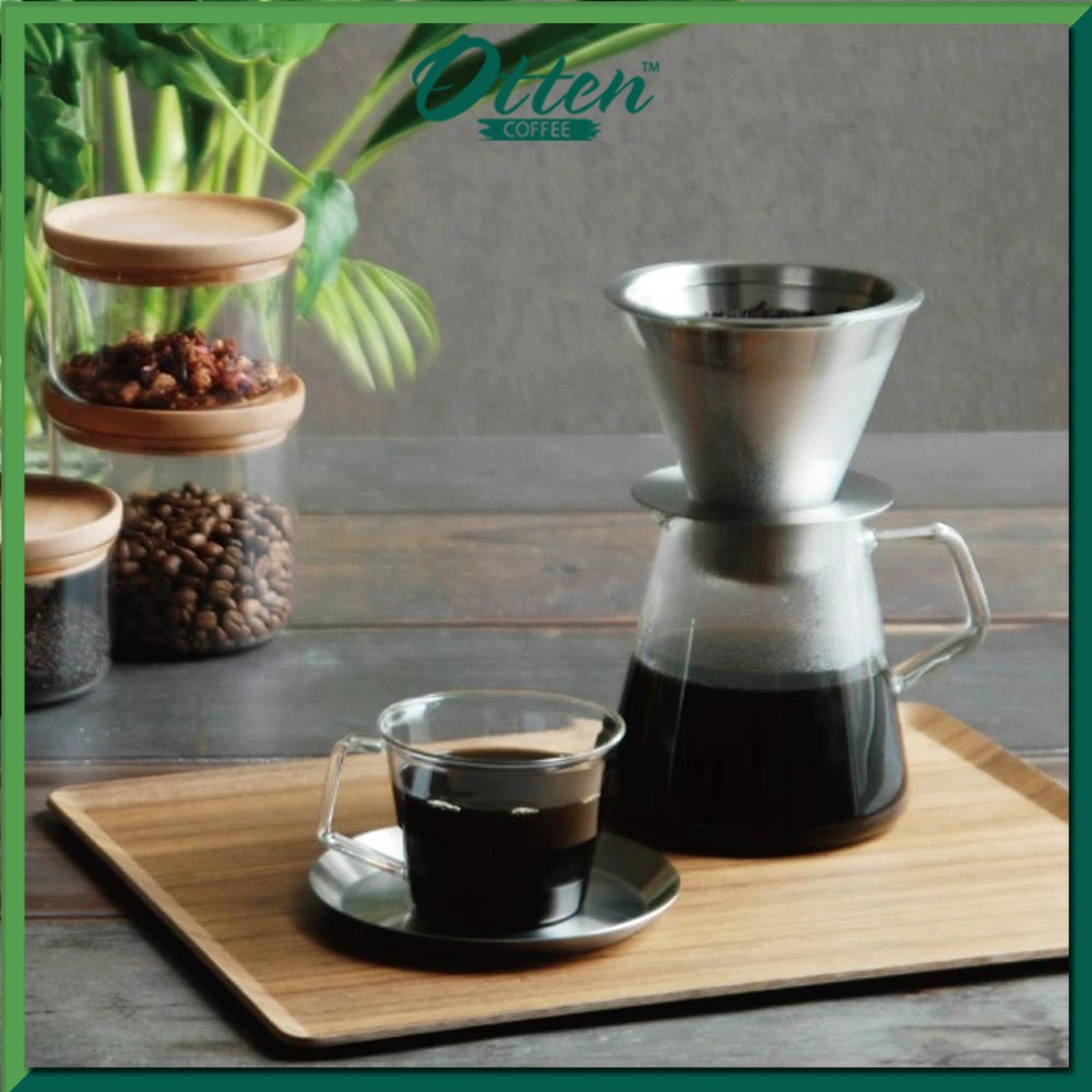 Kinto Carat Coffee Dripper & Pot (21678)-0