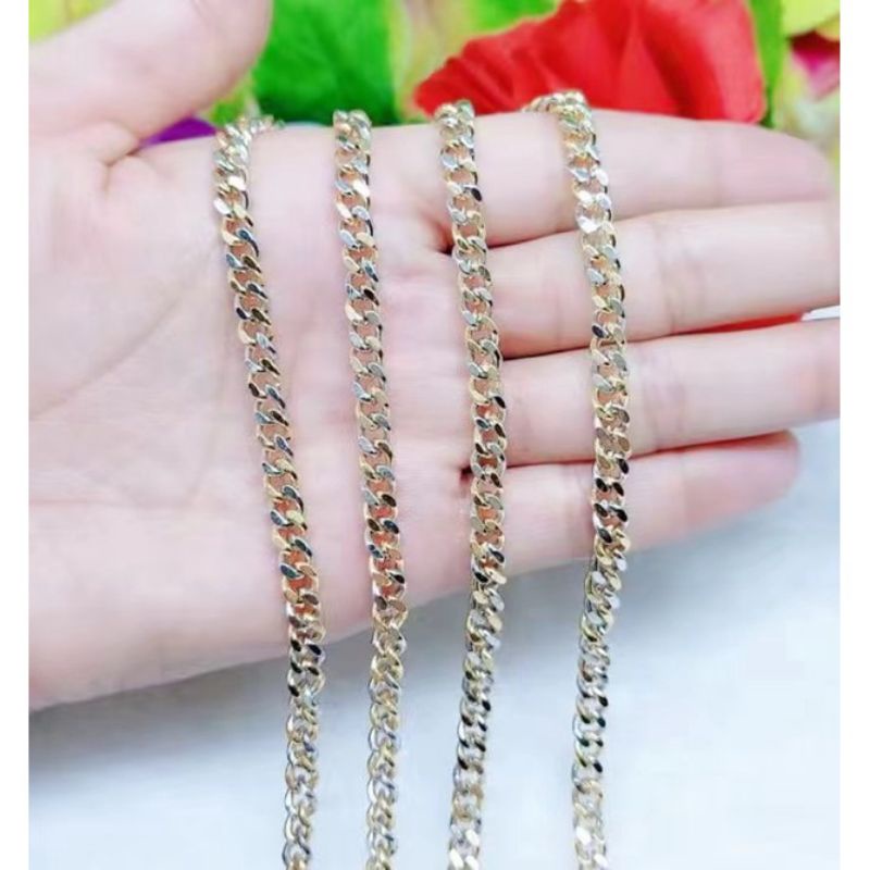 Xuping kalung rantai (lebar 4.3/3.7/3.0 mm)