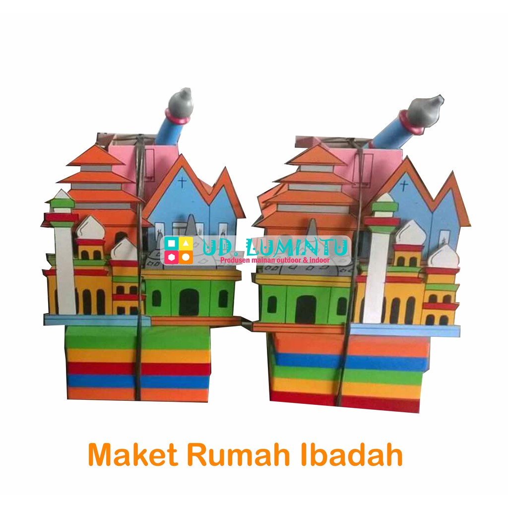 Maket Miniatur Rumah Ibadah