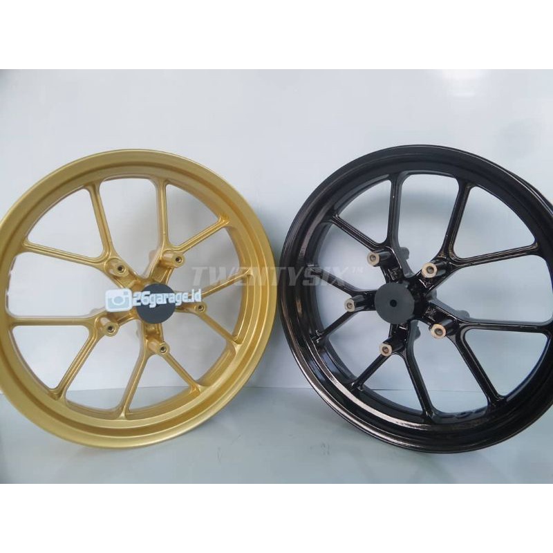 Velg Depan Ninja Z250 R25 MT25 Double Disc 3.5 inch Vrossi