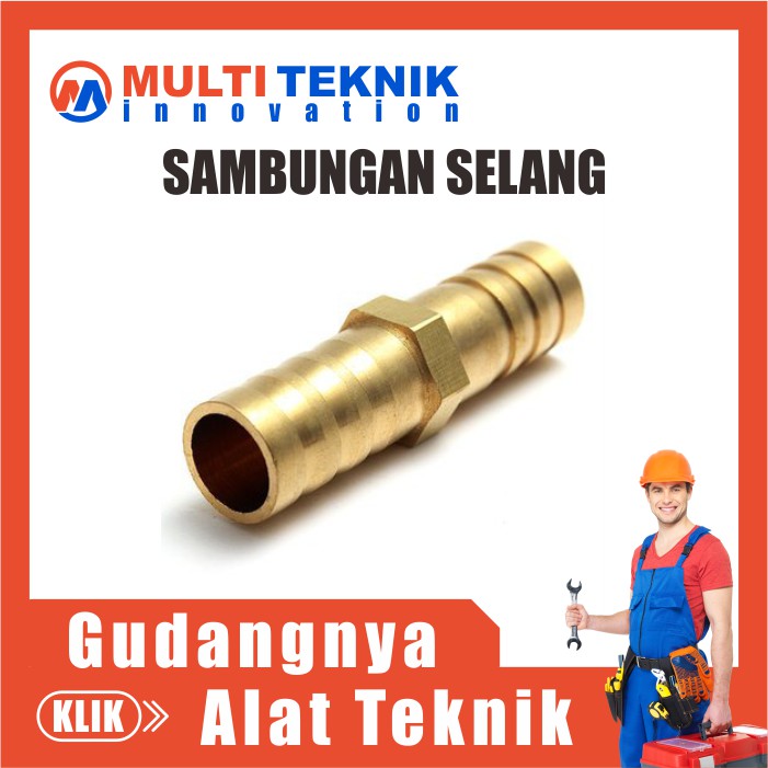 Sambungan Nepel Selang Penyambung Selang Kuningan MT392