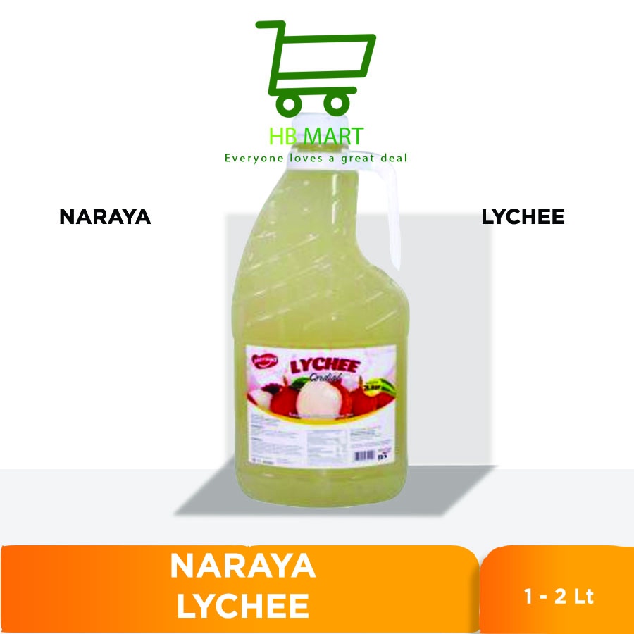 

NARAYA SYRUP SIRUP CORDIAL BOTOL 2 LITER LYCHEE LECI / MANDARI ORANGE