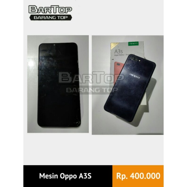 Mesin HP Andorid Oppo A3S Ram 3 Internal 32, Normal, Original