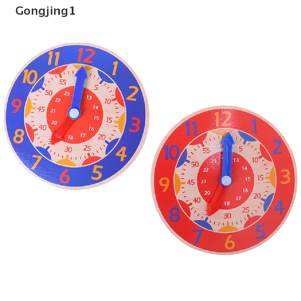 Gongjing1 Jam Dinding Montessori Bahan Kayu