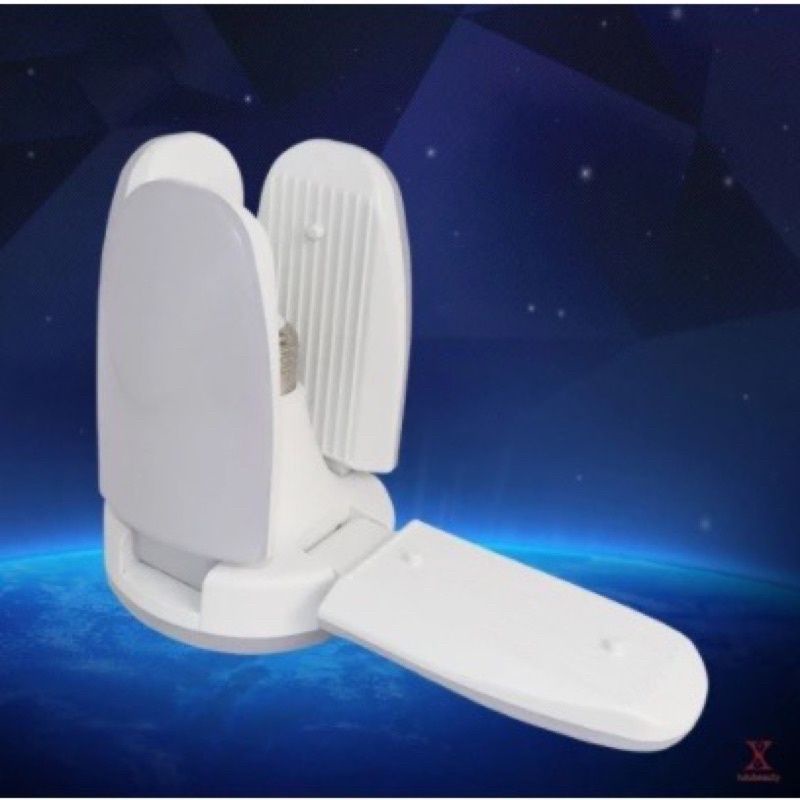 Lampu bohlam LED model kipas 28 watt lampu hias lampu fan blade/ Lampu led lipat daun