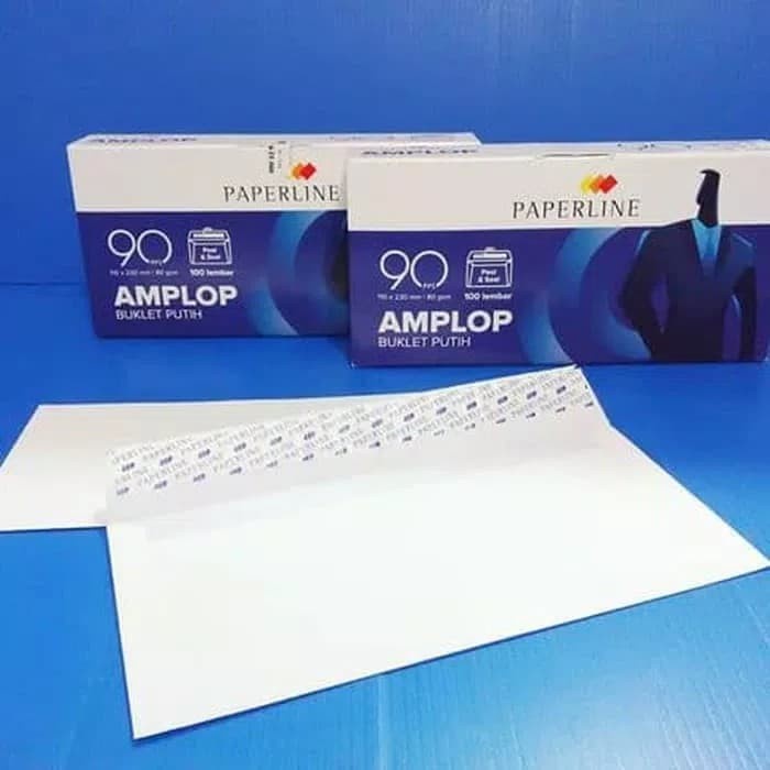 

MENYURAT-SURAT- AMPLOP PAPERLINE 90 POLOS 110X230MM -SURAT-MENYURAT.