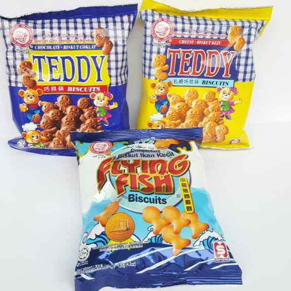 

Teddy Bear Biskuit Kukis Coklat Keju 120g / Kukis Karakter Anak Anak ( Made in Malaysia )