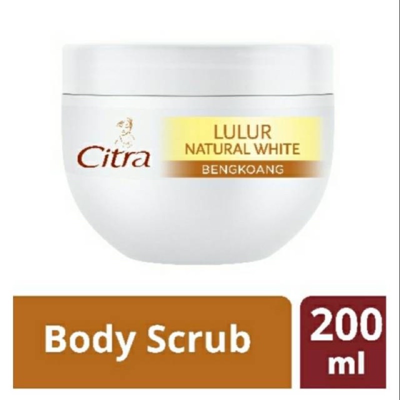 Citra Body Scrub Bengkoang Natural Glow 200ml