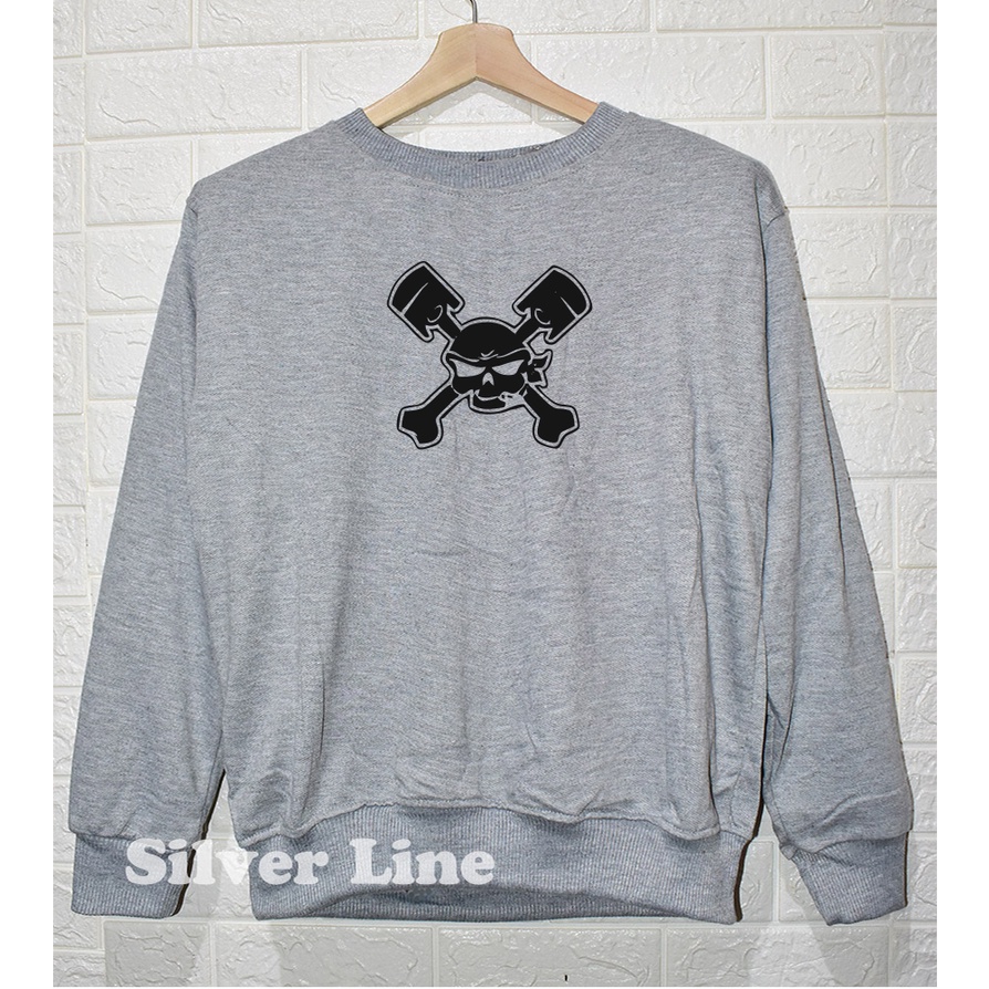 Sweater Crewneck pria/wanita Sablon termurah /bisa COD