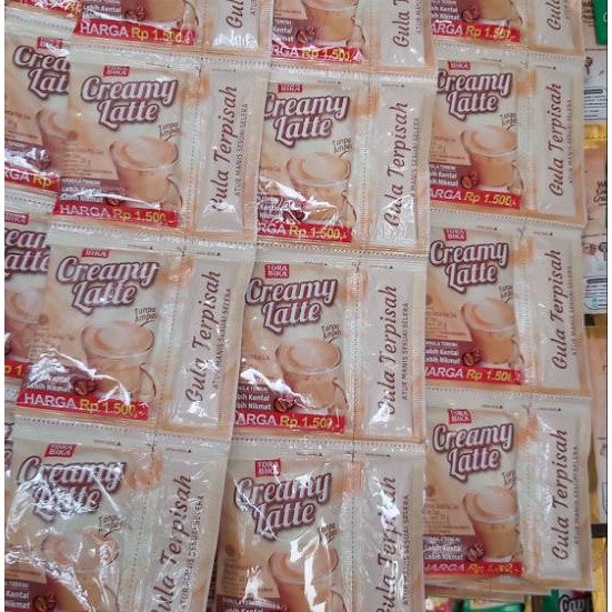 

Torabika Creamy Latte 10 bungkus renteng renceng gula terpisah Tora Bika