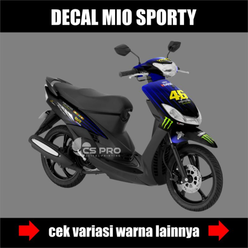 STIKER DECAL MIO SMILE / MIO SPORTY FULL BODY FULL VARIASI VR-46